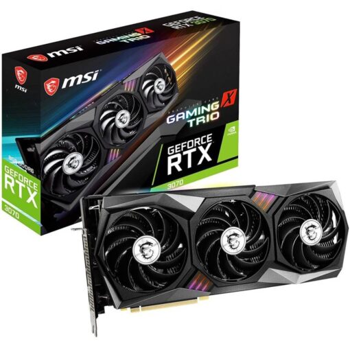 MSI 8GB GDDR6 GeForce RTX 3070 Gaming X Trio nVidia VGA Graphics Card