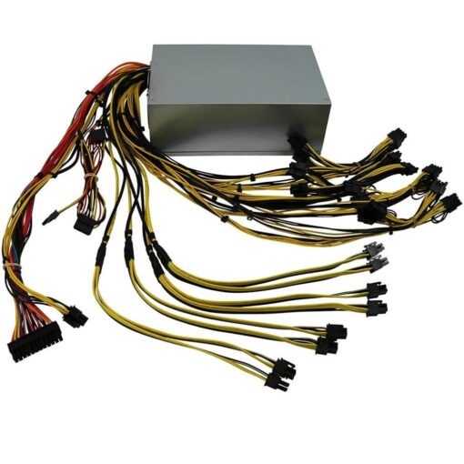 MiningCave Expert Power Supply 2000W Direct 6 Pin to Riser for 8 GPU - Image 4