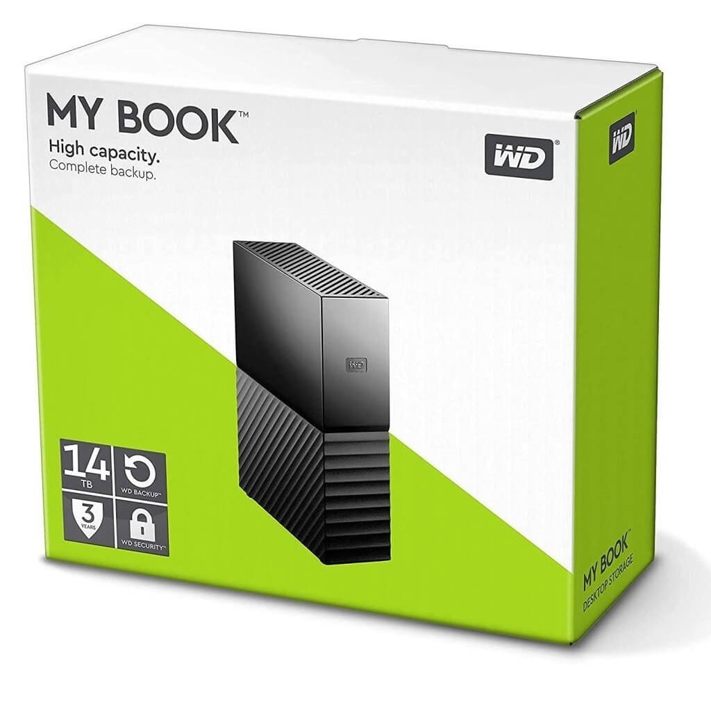 WD 8TB My Book Desktop HDD USB 3.0 – Backup, Password E Crittografia AES-256 Per PC E Mac