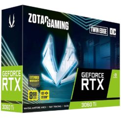 ZOTAC Gaming GeForce RTX 3060 Ti Twin Edge LHR 8GB VGA Graphics Card