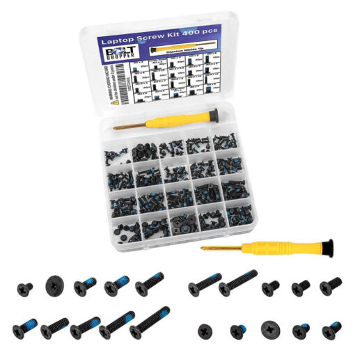 400 Pieces Laptop Screws With Titanium Nitride Screw Driver