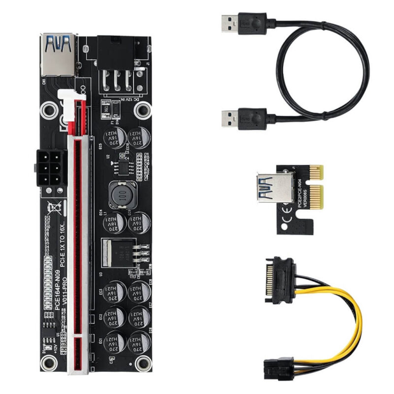 Usb Riser Adapter Riser Card Adapter USB 3.0 V011-Pro PCI-E 1x To 16x Riser Card