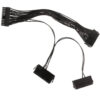 Triple Power Supply Joiner Adapter Cable 24 Pin 20+4 Pin Mining Adapter Cable