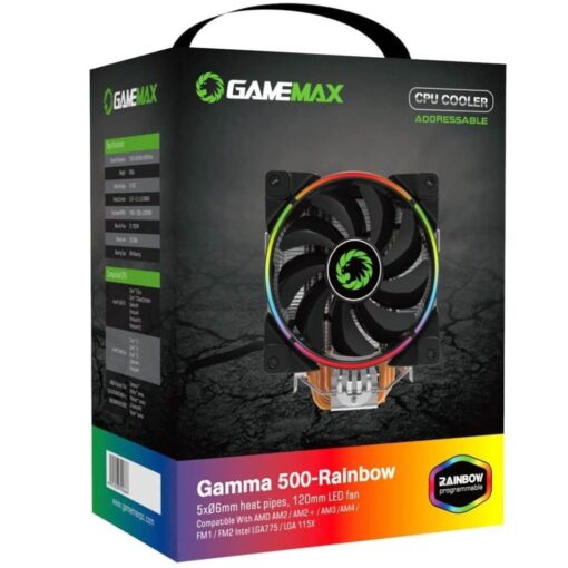 GameMax Gamma 500 120MM RGB CPU Air Cooler