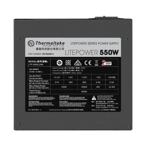 Thermaltake 550W 80 Plus Litepower Series Power Supply - Image 3