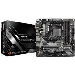 ASRock B450M Pro4 AM4 AMD Micro ATX Gaming Motherboard