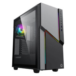 GameMax Ninja COC Mid Tower ATX Gaming Case - Black