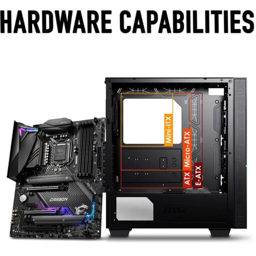 MSI MPG Series SEKIRA 100R Premium ATX Mid-Tower Gaming PC Case - Image 7