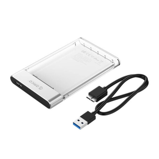 Orico 2.5 inch Transparent USB 3.0 Hard Drive Enclosure 2129U3