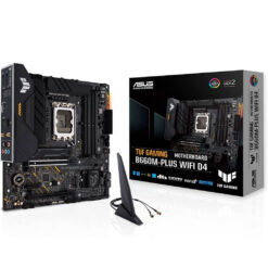Asus TUF Gaming B660M-PLUS WIFI D4, Socket LGA 1700, ATX Gaming Motherboard