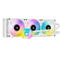 Corsair H150i Elite Capellix 360mm Liquid CPU Cooler - White