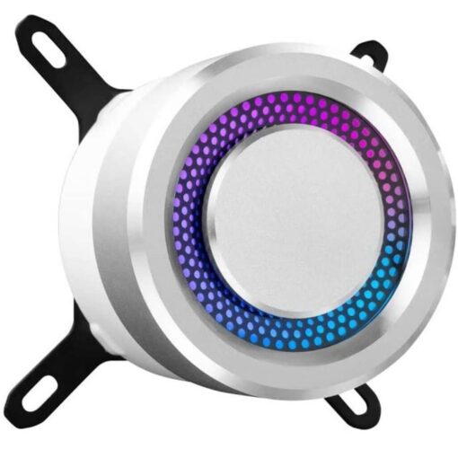 Lian Li Galahad AIO 360 RGB Triple 120mm Addressable RGB Fans AIO CPU Liquid Cooler - GA-360A White - Image 3