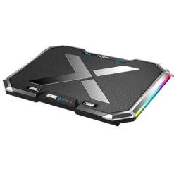 Nuoxi RGB Laptop Cooling Pad & Desktop Stand - Black