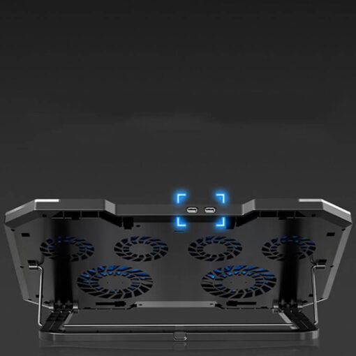 Nuoxi RGB Laptop Cooling Pad & Desktop Stand - Black - Image 6