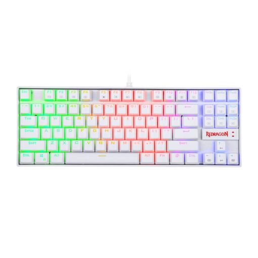 Redragon K552 RGB Mechanical Wired Gaming Keyboard - White