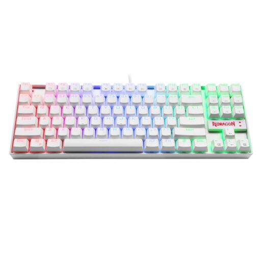 Redragon K552 RGB Mechanical Wired Gaming Keyboard - White - Image 3