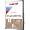 Toshiba N300 8TB NAS 3.5-Inch Internal Hard Drive - CMR SATA 6 GBs 7200 RPM 256 MB Cache