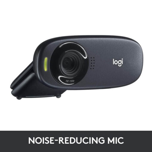 Logitech C310 HD Webcam Black - Image 6