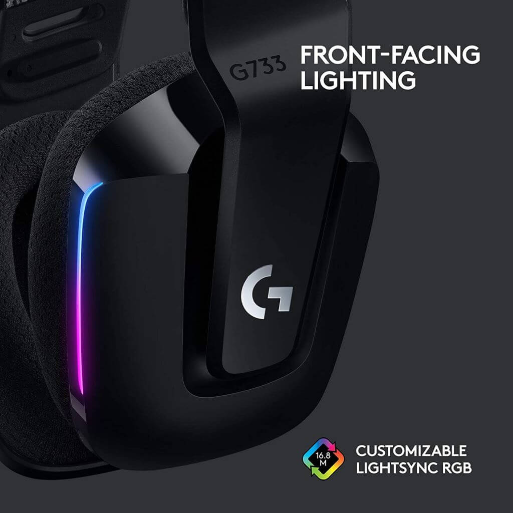 AURICULAR GAMING LOGITECH G733 INALAMBRICO LIGHTSPEED RGB BLUE