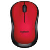 Logitech M220 Wireless Silent Mouse - Red