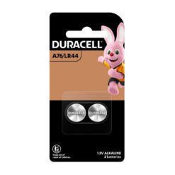 Duracell A76LR44 Alkaline Coin Button Batteries 2 Pack