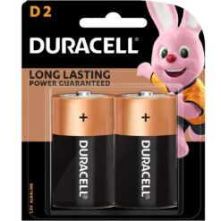 Duracell D Alkaline Batteries 2 Pack