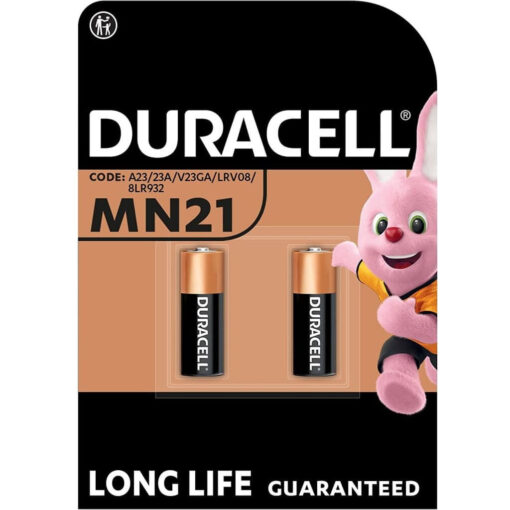 Duracell MN21 Specialty Alkaline Battery 12V 2 Pack