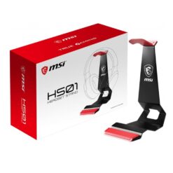 MSI HS01 Headset Stand - Black & Red