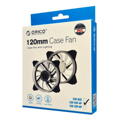Orico RGB Case Fan 120mm 4 Pin