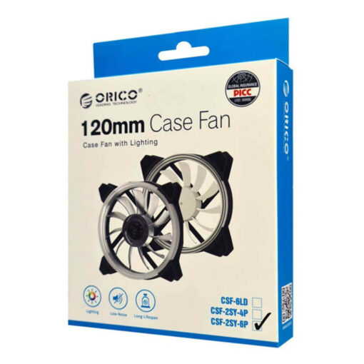 Orico RGB Case Fan 120mm 6 Pin