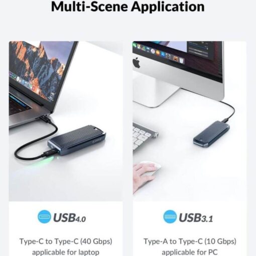 Orico USB4.0 40Gbps M.2 NVMe Enclosure For SSD Type-C M2V01 - Image 10