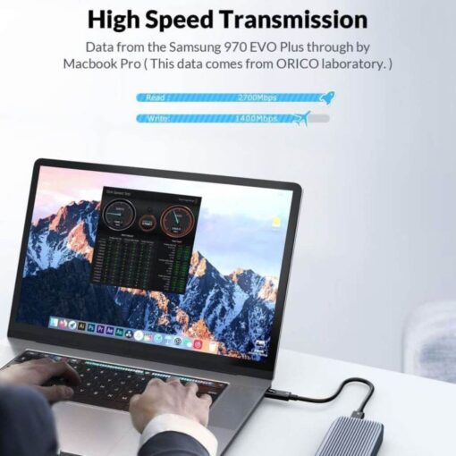 Orico USB4.0 40Gbps M.2 NVMe Enclosure For SSD Type-C M2V01 - Image 11
