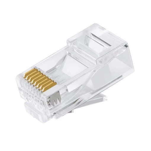 RJ45 Ethernet Connectors For CAT6 Cable 100 Pieces