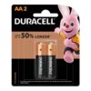 Duracell AA Alkaline Batteries 2 Pack