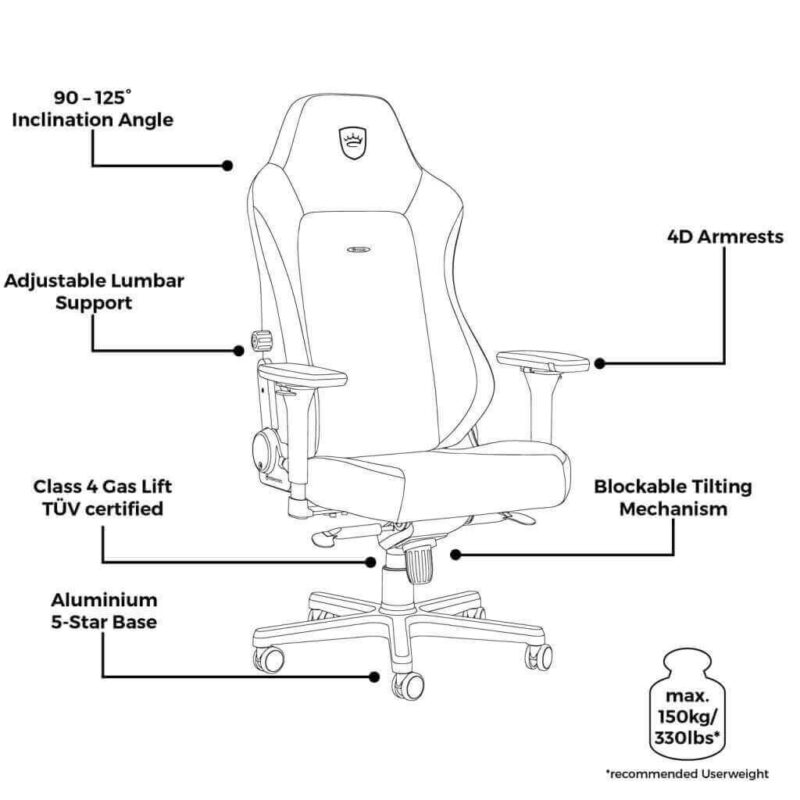 Noblechairs Hero Gaming Chair Doom Edition I.T. Megabyte