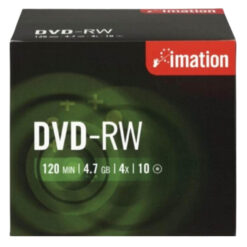 Imation DVD-RW 4.7GB 4x 120Min Blank Disc With Slim Jewel Case