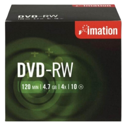 Imation DVD-RW 4.7GB 4x 120Min Blank Disc With Slim Jewel Case