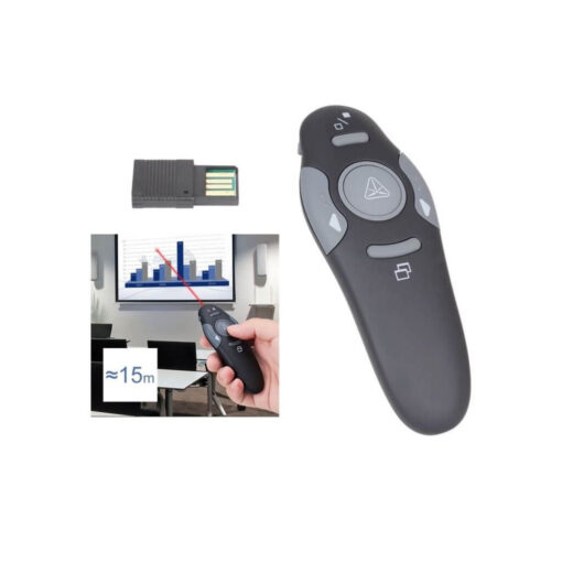 Wireless Presenter With Laser Pointer Up To 15 Meter Range