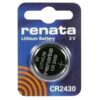 Renata CR2430 Lithium 3V Coin Cell Battery