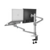 Upergo OLL-3L Aluminum 2 In 1 Monitor Arm, Laptop Stand And Mount For Gaming And Office Use, 17 - 27, Each Arm up to 7 KG