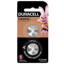 Duracell CR2016 Lithium 3V Coin Cell Battery 2 Pack