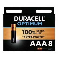 Duracell Optimum AAA Alkaline Batteries 8 Pack