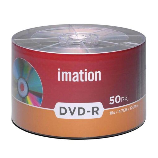 50 Pack Imation DVD-R 16x 4.7GB 120Min Blank Disc