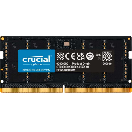 Crucial 32GB RAM DDR5 4800MHz SODIMM Laptop Memory