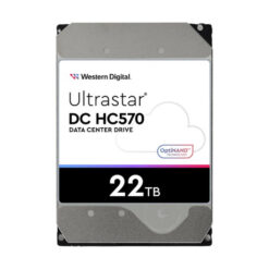 WD 22TB Ultrastar DC HC570 7200 RPM 3.5 Inch SATA Data Center Hard Drive