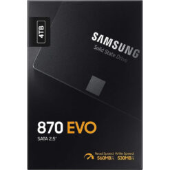 Samsung 870 EVO 4TB 2.5 Inch SATA III Internal SSD
