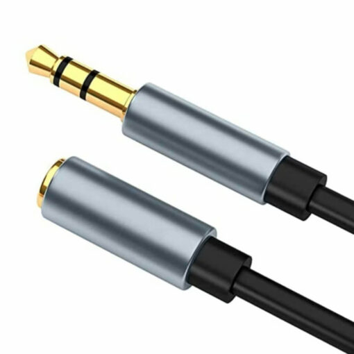 Audio Cable 3.5mm Male To Female Aux Extension Cable With Gold Plated Connectors 5 Meters