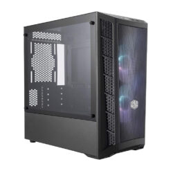 Cooler Master MasterBox MB311L Mesh Tower Tempered Glass Side Panel Case With 2 ARGB Fans - Black