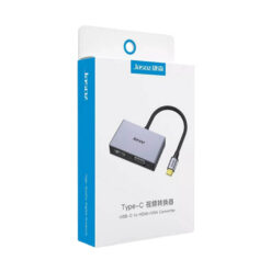 Jasoz USB Type-C To HDMI VGA 2 in 1 Hub Convertor Adapter