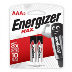 Energizer Max AAA Alkaline Batteries 2 Pack